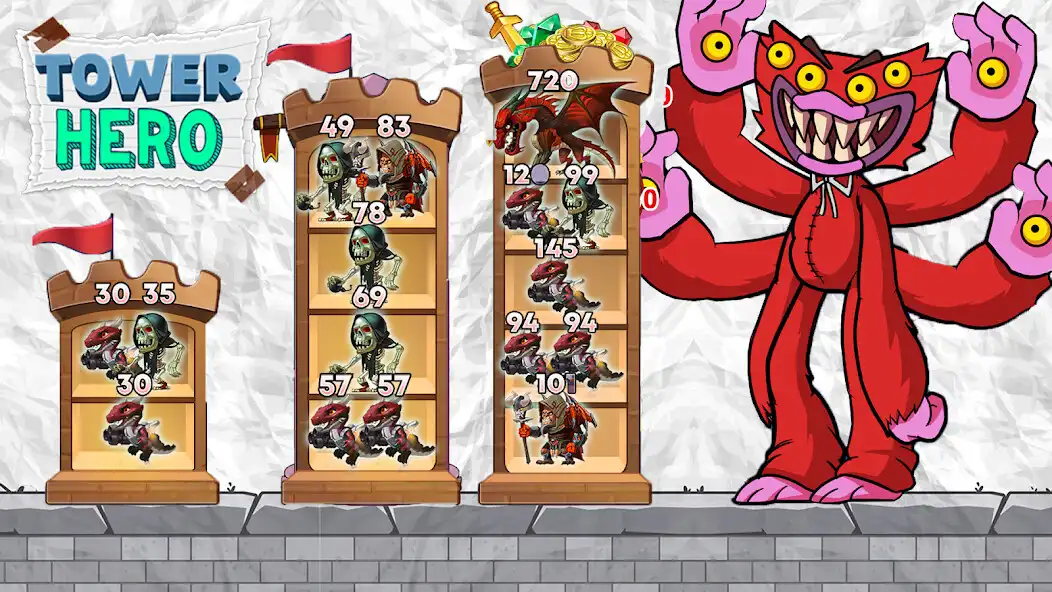 Play Hero of Tower: Defeat Game  and enjoy Hero of Tower: Defeat Game with UptoPlay