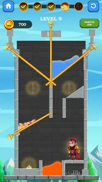 Play Hero - Pin Master as an online game Hero - Pin Master with UptoPlay