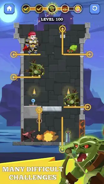 Play Hero rescue: helpless princess as an online game Hero rescue: helpless princess with UptoPlay