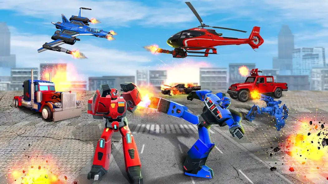 Play Hero Robot 3D: Run  Battle  and enjoy Hero Robot 3D: Run  Battle with UptoPlay