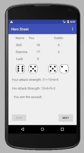 Play Hero Sheet for Gamebooks as an online game Hero Sheet for Gamebooks with UptoPlay