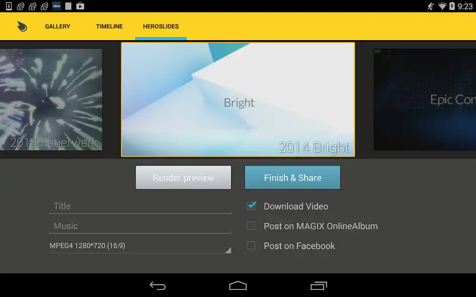 Play HERO SLIDES as an online game HERO SLIDES with UptoPlay