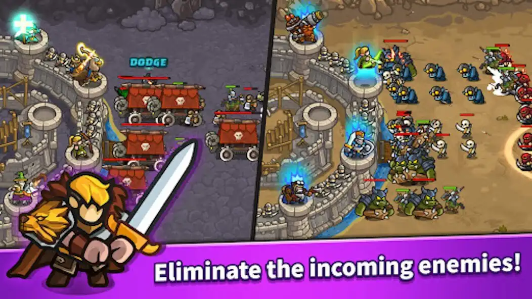 Play Hero Tower Defense-Castle Wars as an online game Hero Tower Defense-Castle Wars with UptoPlay