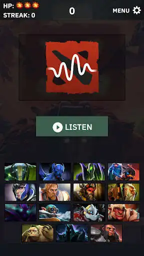 Play Hero Voice Quiz of Dota as an online game Hero Voice Quiz of Dota with UptoPlay
