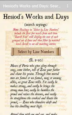 Play Hesiods "Works and Days"