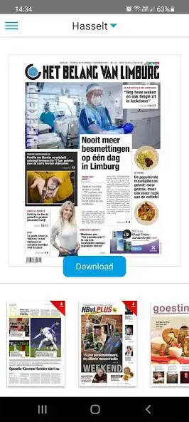 Play Het Belang van Limburg - Krant  and enjoy Het Belang van Limburg - Krant with UptoPlay