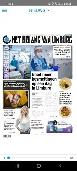 Play Het Belang van Limburg - Krant as an online game Het Belang van Limburg - Krant with UptoPlay