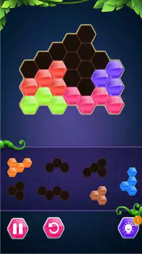 Play Hexa Block Puzzle Game as an online game Hexa Block Puzzle Game with UptoPlay