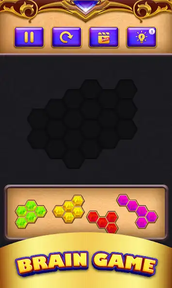 Play Hexa Block Puzzle Golden Touch  and enjoy Hexa Block Puzzle Golden Touch with UptoPlay