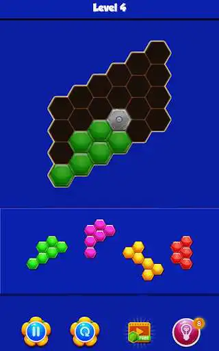 Play Hexa Block Puzzle: Hexagon Shapes as an online game Hexa Block Puzzle: Hexagon Shapes with UptoPlay