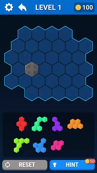 Play Hexa Block Puzzle- Jigsaw Game  and enjoy Hexa Block Puzzle- Jigsaw Game with UptoPlay