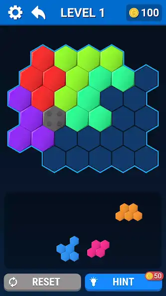 Play Hexa Block Puzzle- Jigsaw Game as an online game Hexa Block Puzzle- Jigsaw Game with UptoPlay