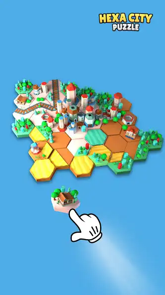 Play Hexa City Puzzle as an online game Hexa City Puzzle with UptoPlay