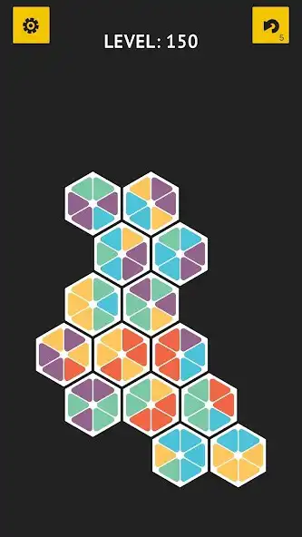 Play Hexa Color Puzzle - Block Sort as an online game Hexa Color Puzzle - Block Sort with UptoPlay