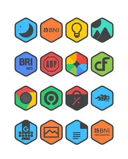 Play Hexadark - Hexa Icon Pack  and enjoy Hexadark - Hexa Icon Pack with UptoPlay