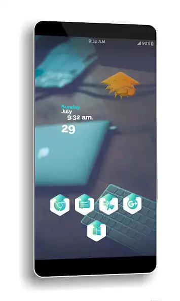 Play Hexad TurQuoise Icons Pack  and enjoy Hexad TurQuoise Icons Pack with UptoPlay