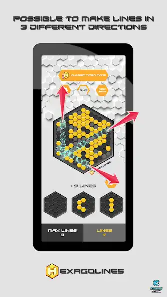 Play Hexagolines - Block Puzzle as an online game Hexagolines - Block Puzzle with UptoPlay