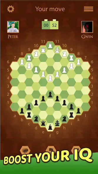 Play Hexagonal - Chess Variants as an online game Hexagonal - Chess Variants with UptoPlay