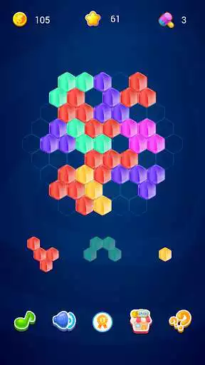 Play Hexagon AntiStress as an online game Hexagon AntiStress with UptoPlay