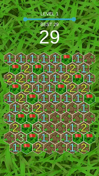 Play Hexagon Minesweeper as an online game Hexagon Minesweeper with UptoPlay