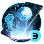 Free play online Hexagon Neon Tech keyboard  APK