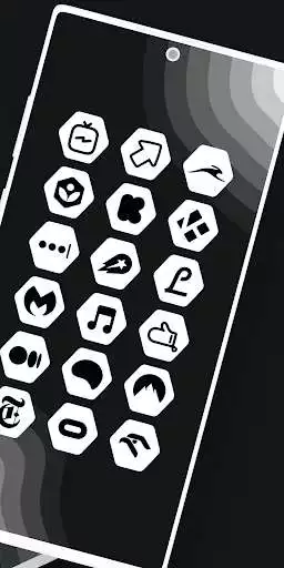 Play Hexagon White - Icon Pack as an online game Hexagon White - Icon Pack with UptoPlay