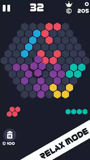 Play Hexa Mania Fill Hexagon Puzzle, Hex Block Blast as an online game Hexa Mania Fill Hexagon Puzzle, Hex Block Blast with UptoPlay