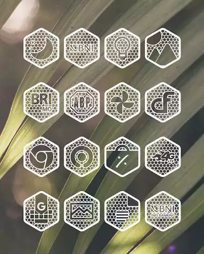 Play Hexanet White - Icon Pack  and enjoy Hexanet White - Icon Pack with UptoPlay