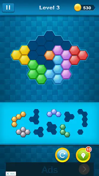 Play Hexa Puzzle 2.0  and enjoy Hexa Puzzle 2.0 with UptoPlay
