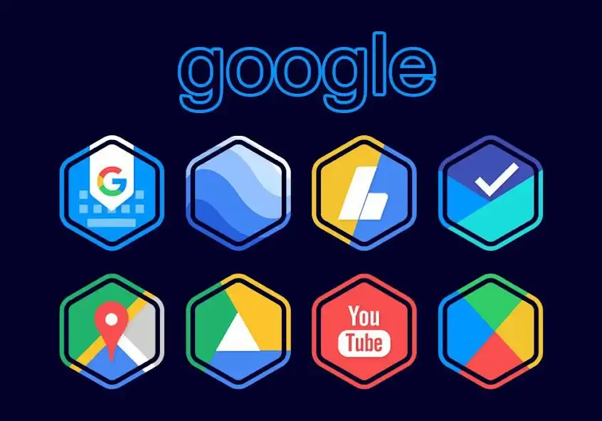 Play Hexaring - Icon Pack  and enjoy Hexaring - Icon Pack with UptoPlay