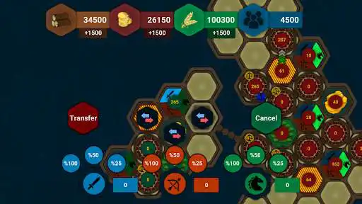 Play Hexa World War as an online game Hexa World War with UptoPlay
