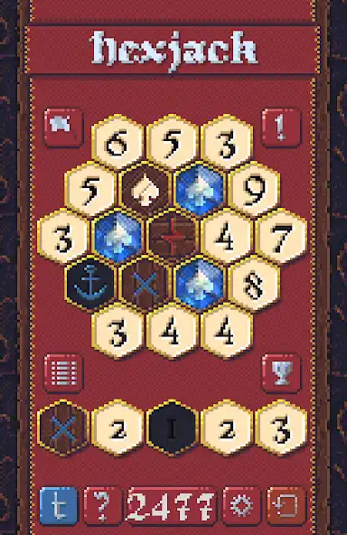 Play Hexjack as an online game Hexjack with UptoPlay