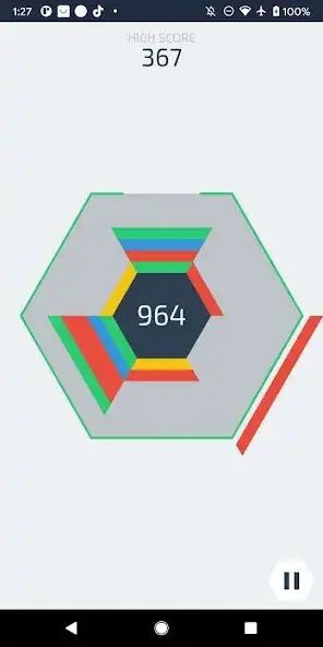 Play Hextris - Puzzle Game as an online game Hextris - Puzzle Game with UptoPlay