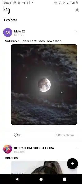 Play Hey - Compartilhar seu dia  and enjoy Hey - Compartilhar seu dia with UptoPlay