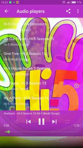 Play Hi5 World - Hi Five Songs as an online game Hi5 World - Hi Five Songs with UptoPlay