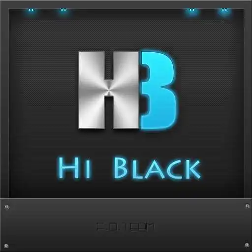 Free play online Hi Black(GO Launcher Theme)  APK