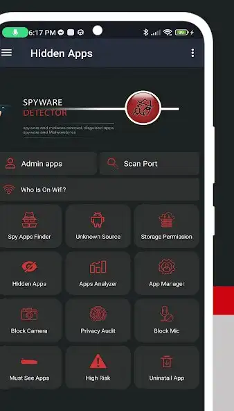 Play Hidden Apps - anti Spyware as an online game Hidden Apps - anti Spyware with UptoPlay