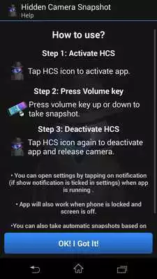 Play Hidden Camera Snapshot