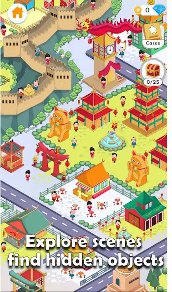 Play Hidden Case Find Hidden Object as an online game Hidden Case Find Hidden Object with UptoPlay