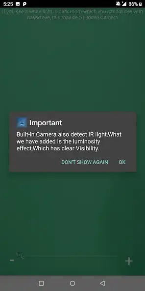 Play Hidden IR Camera Detector as an online game Hidden IR Camera Detector with UptoPlay