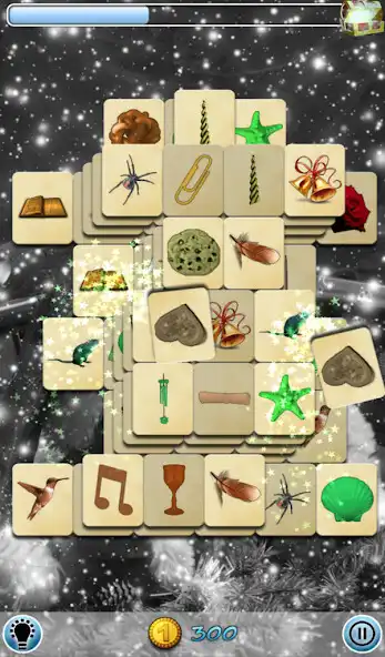 Play Hidden Mahjong: Cozy Christmas as an online game Hidden Mahjong: Cozy Christmas with UptoPlay