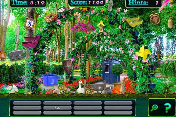 Play Hidden Object Enchanted Garden Quest Objects Game