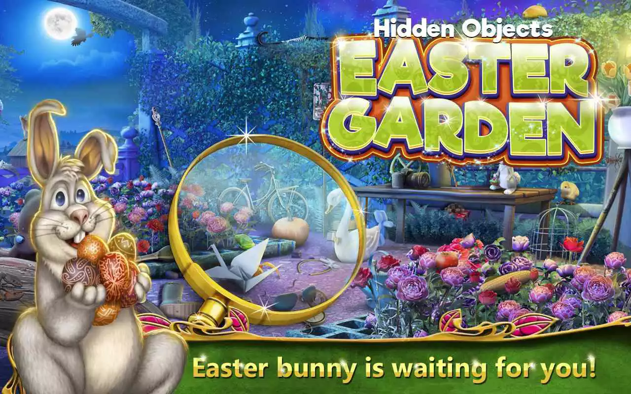 Play Hidden Objects Easter Garden