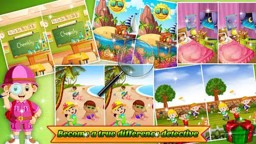 Play Hidden Objects Game-Find The Difference as an online game Hidden Objects Game-Find The Difference with UptoPlay