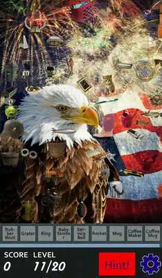 Play Hidden Object: Stars  Stripes