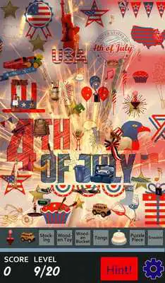 Play Hidden Object: Stars  Stripes