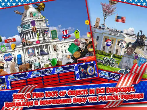Play Hidden Objects Washington DC as an online game Hidden Objects Washington DC with UptoPlay