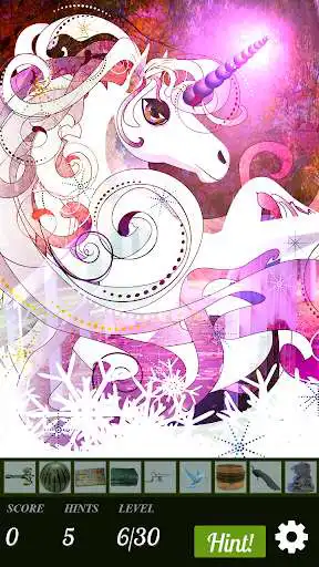 Play APK Hidden Object - Unicorns Illustrated  and enjoy Hidden Object - Unicorns Illustrated with UptoPlay air.com.dg.differencegames.hiddenobject.unicornsillustrated