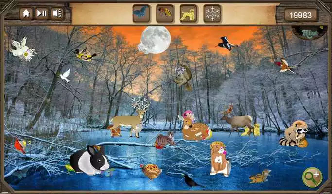 Play Hidden Object Winter Forest