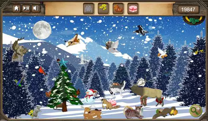 Play Hidden Object Winter Forest